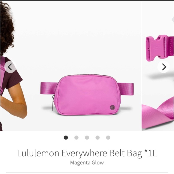 Ultra Rare OG Lululemon everywhere belt bag 1L MAGENTA GLOW - Picture 1 of 12